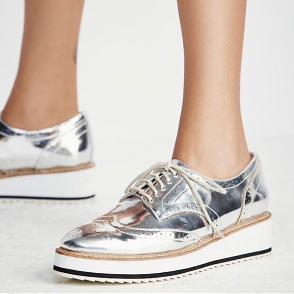Free People Citadel Platform Loafers 39
